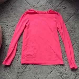 Pink thermal undershirt for girls.